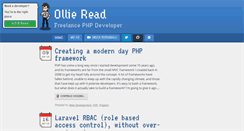 Desktop Screenshot of ollieread.com